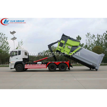 New Arrival Dongfeng 18cbm Hook Loader Compactor Truck